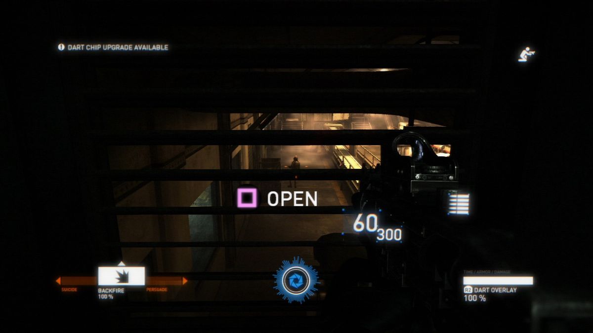 Syndicate (PlayStation 3) screenshot: Trying to sneak your way past the enemy guards.