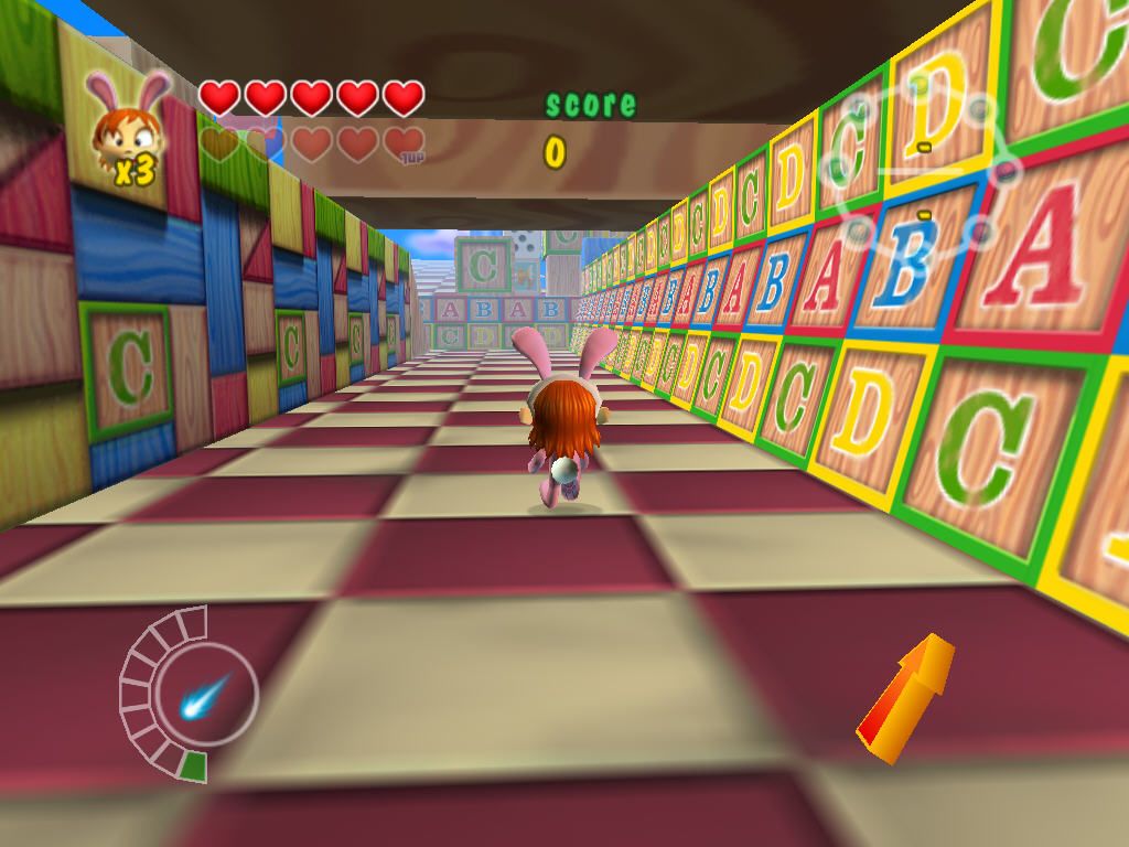 Myth Makers: Trixie in Toyland (Windows) screenshot: Toy tunnel