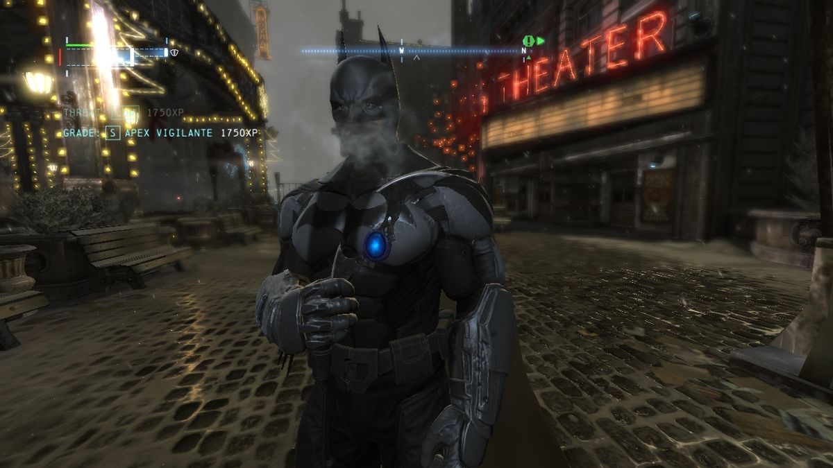 Batman: Arkham Origins (Wii U) screenshot: Batarang catch