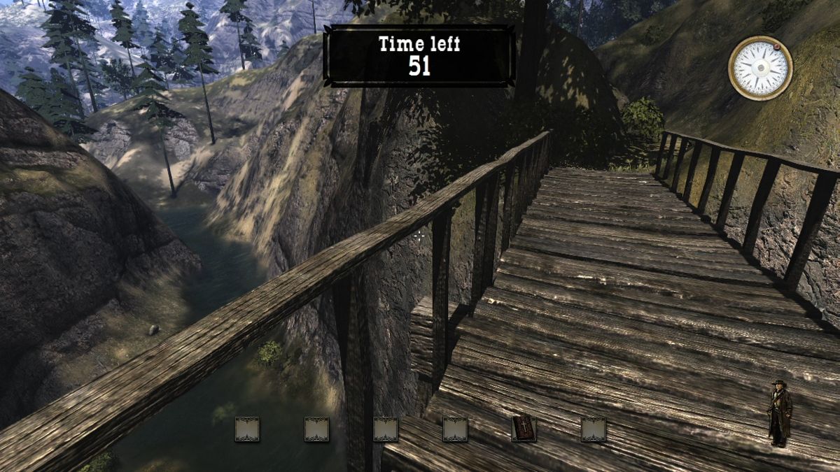 Call of Juarez (Xbox 360) screenshot: Don't look down.