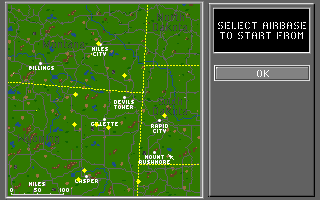 Strike Aces (DOS) screenshot: Mission Designer