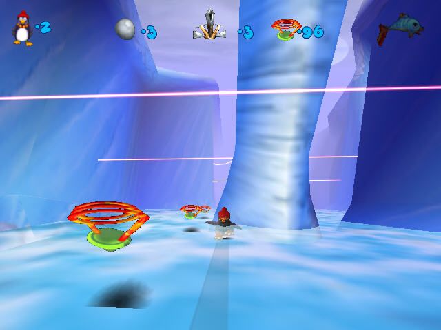 Penguin Kelvin (Windows) screenshot: Swimming