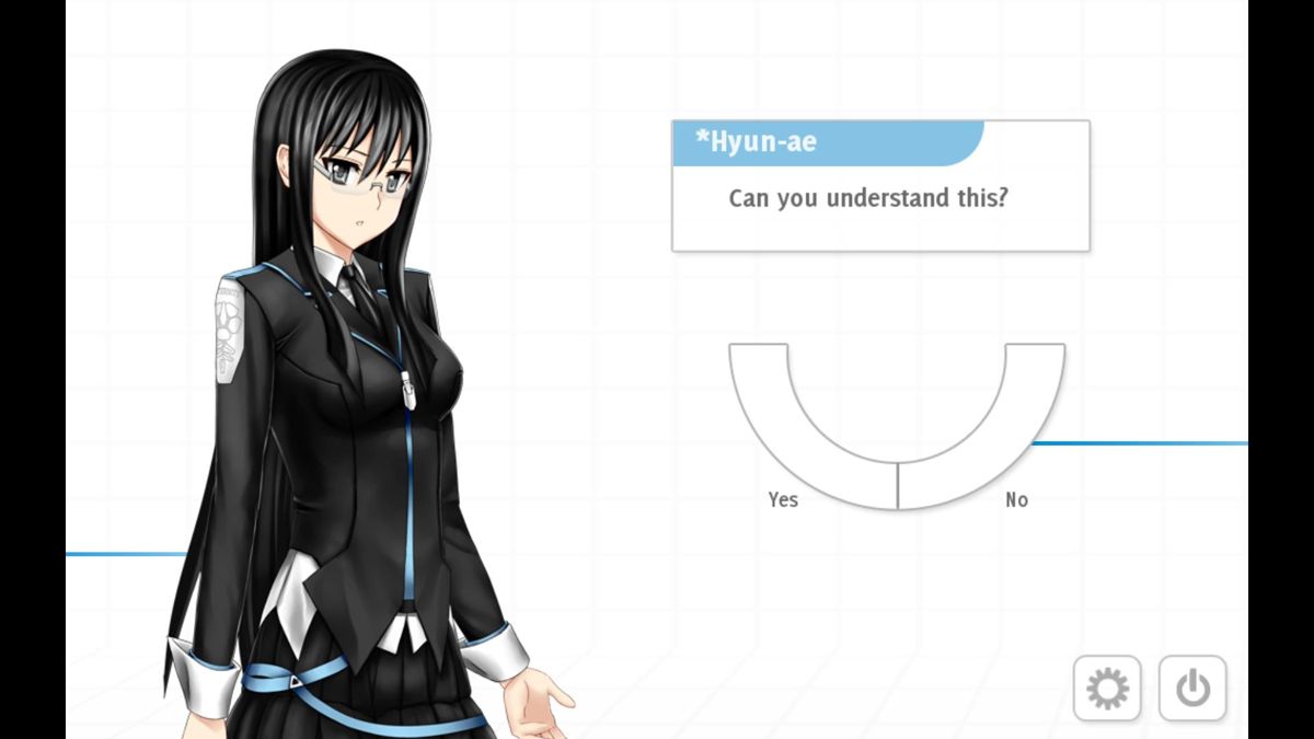 Analogue: A Hate Story (Windows) screenshot: Sometimes we have to answer yes/no questions