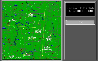 Strike Aces (DOS) screenshot: Mission Designer (EGA)