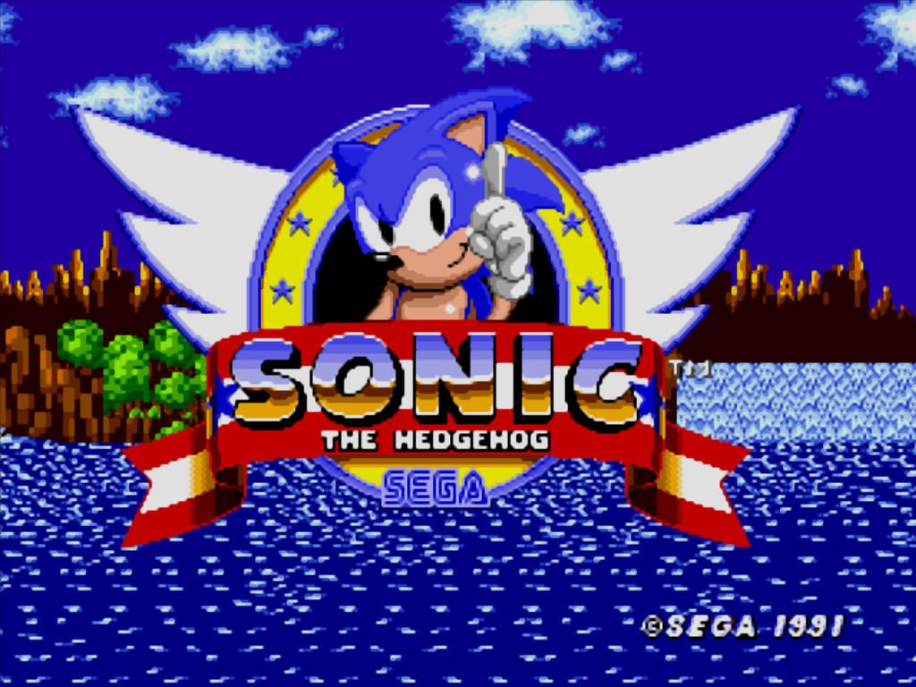 Sonic the Hedgehog (Windows) screenshot: Title screen