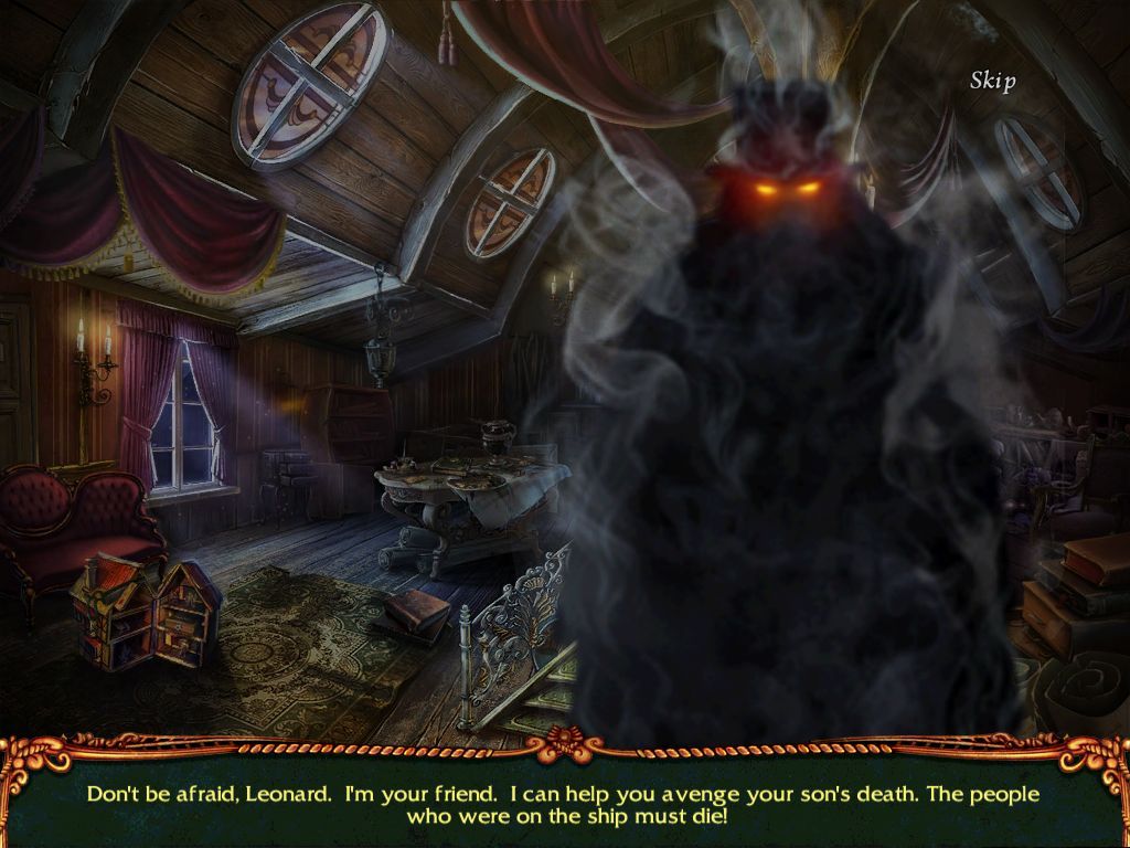 Dark Strokes: Sins of the Fathers (Collector's Edition) (iPad) screenshot: Bonus chapter - Evil helping to avenge Ethan's death