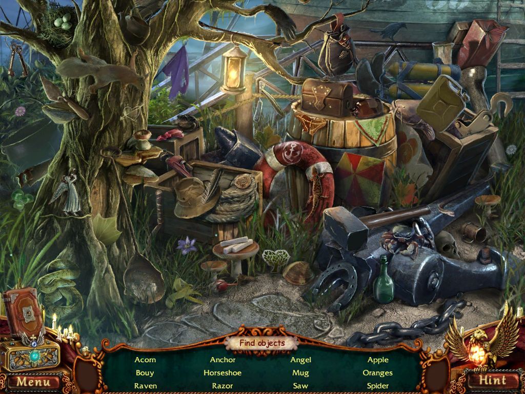 Dark Strokes: Sins of the Fathers (Collector's Edition) (iPad) screenshot: Bonus chapter - Dock objects