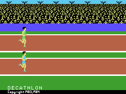 The Activision Decathlon (ColecoVision) screenshot: Title screen