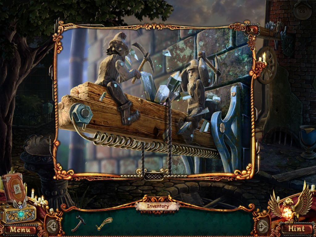 Dark Strokes: Sins of the Fathers (Collector's Edition) (iPad) screenshot: Bonus chapter - Miners breaking crystal