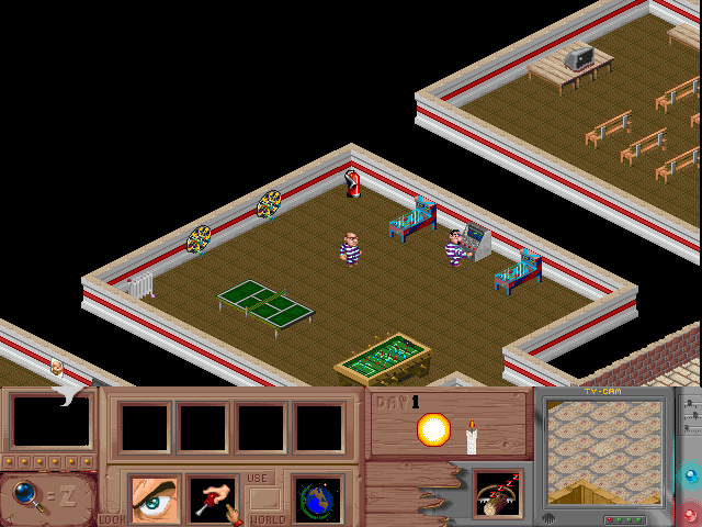 Fugitive (Windows) screenshot: Game room