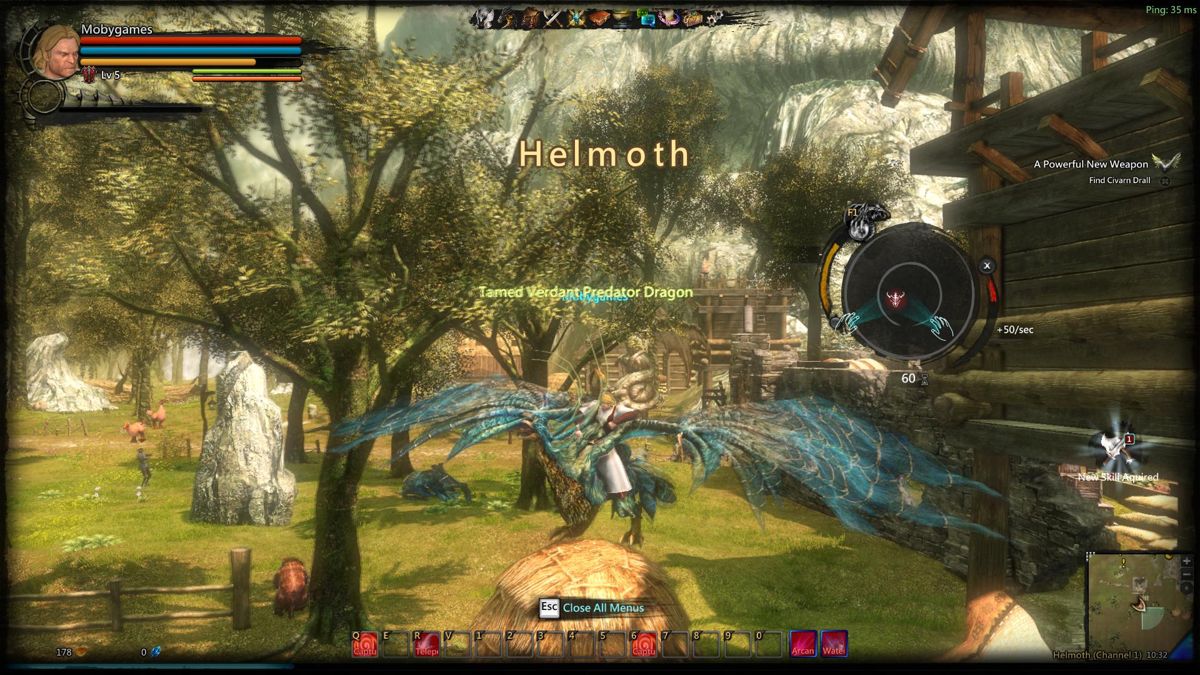 Dragon's Prophet (Windows) screenshot: We need to play this balancing mini game to capture dragons