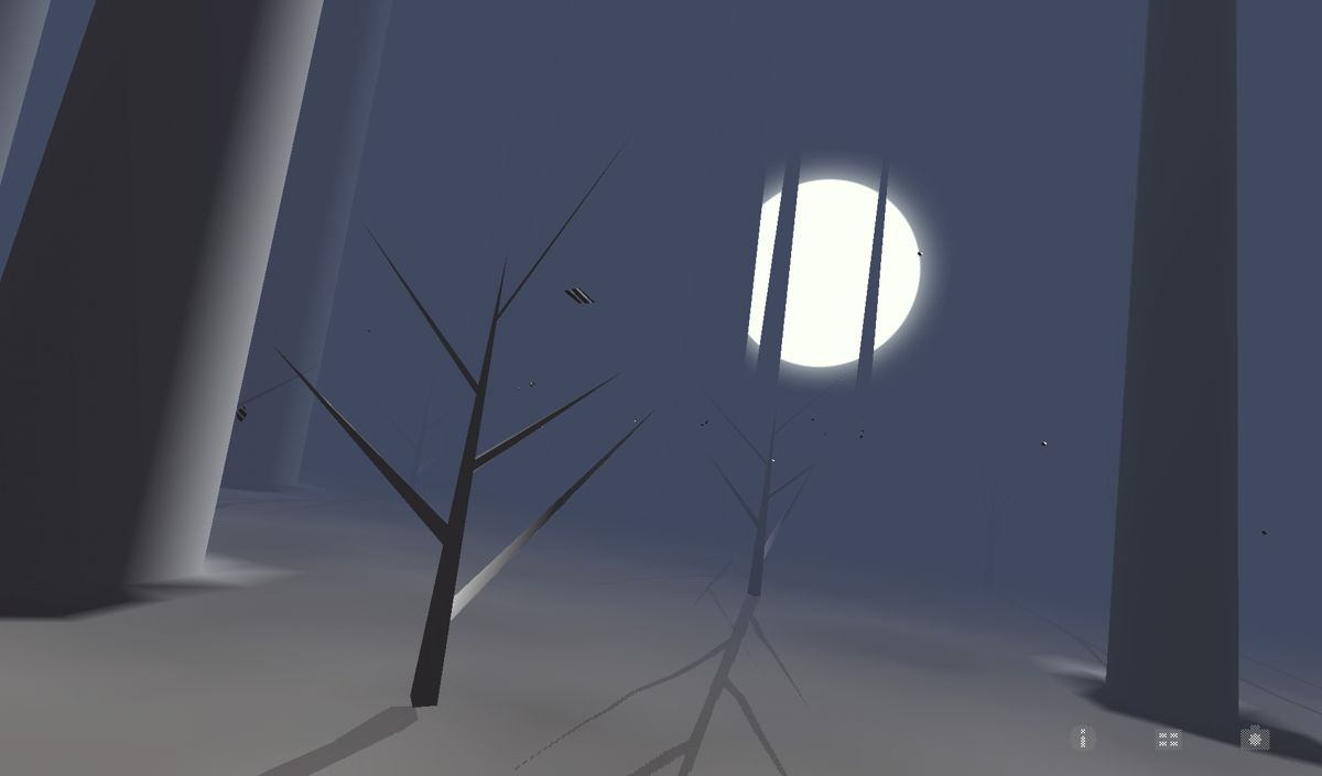 PolyFauna (Android) screenshot: Trees, but there are also fish.
