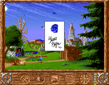 Serf City: Life is Feudal (Amiga) screenshot: Blue Byte Logo