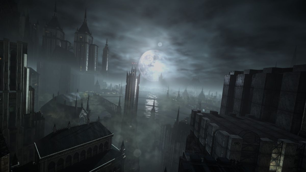 Castlevania: Lords of Shadow 2 (Windows) screenshot: Wygol City, a gothic metropolis built over the ruins of Dracula's castle.