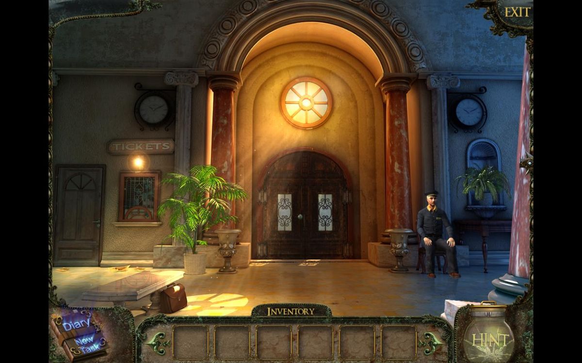 1 Moment of Time: Silentville (Windows) screenshot: Train Station