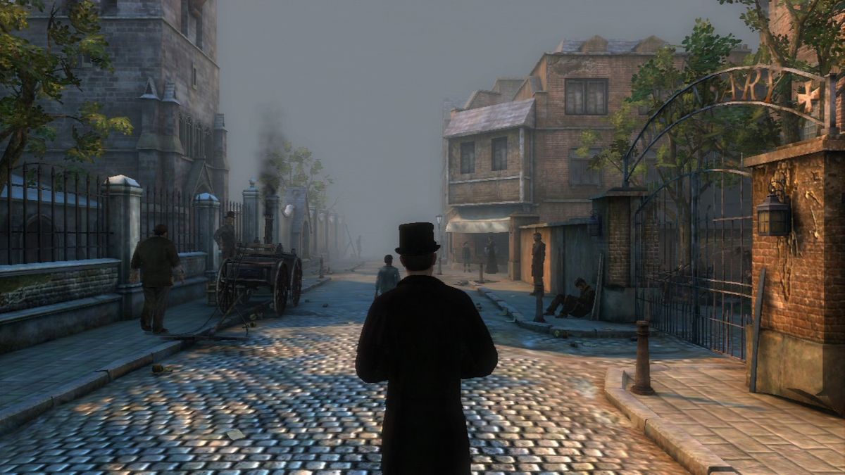 The Testament of Sherlock Holmes (PlayStation 3) screenshot: Certain locations can take a while to explore, luckily, not everything can be interacted with.