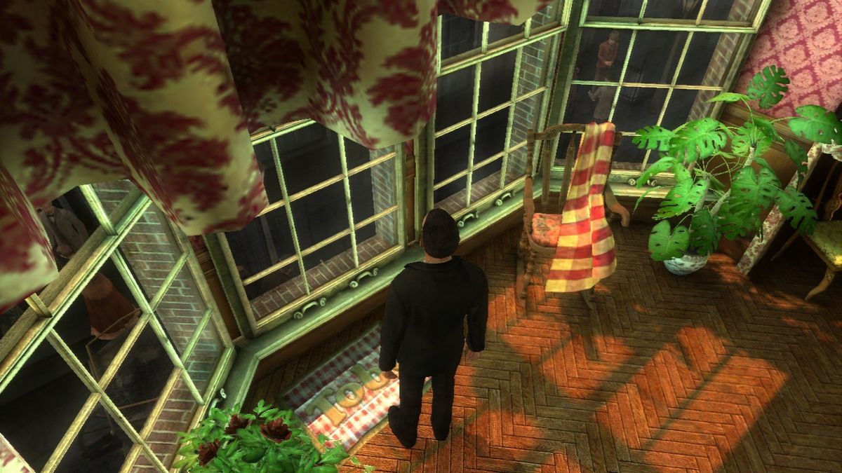 The Testament of Sherlock Holmes (PlayStation 3) screenshot: Looking through the windows and walking down the streets, you will see mimics of a real life in motion.