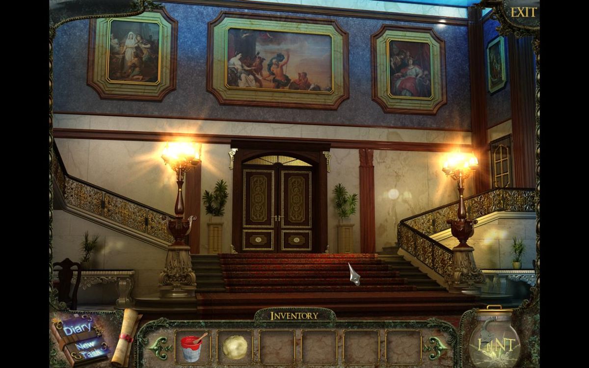 1 Moment of Time: Silentville (Windows) screenshot: Inside Town Hall
