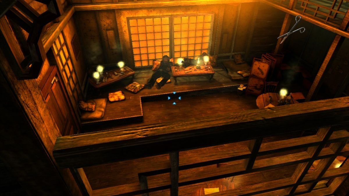 The Testament of Sherlock Holmes (PlayStation 3) screenshot: Sneaking up on the unaware criminals.
