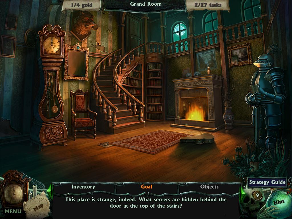 Curse at Twilight: Thief of Souls (iPad) screenshot: Grand Room