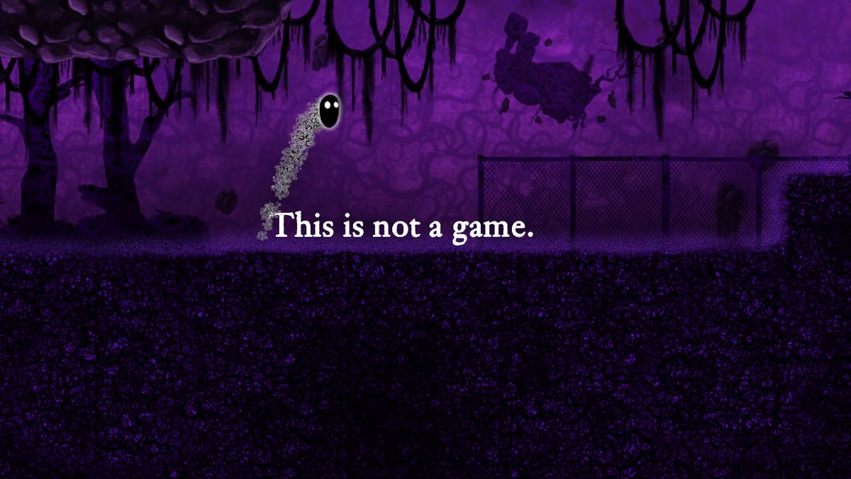 Nihilumbra (Windows) screenshot: As the game progresses the story is narrated both textually and with a voice actor.