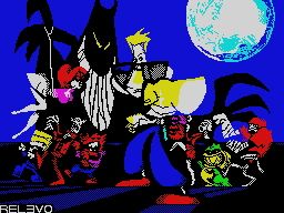 Invasion of the Zombie Monsters (ZX Spectrum) screenshot: Loading screen