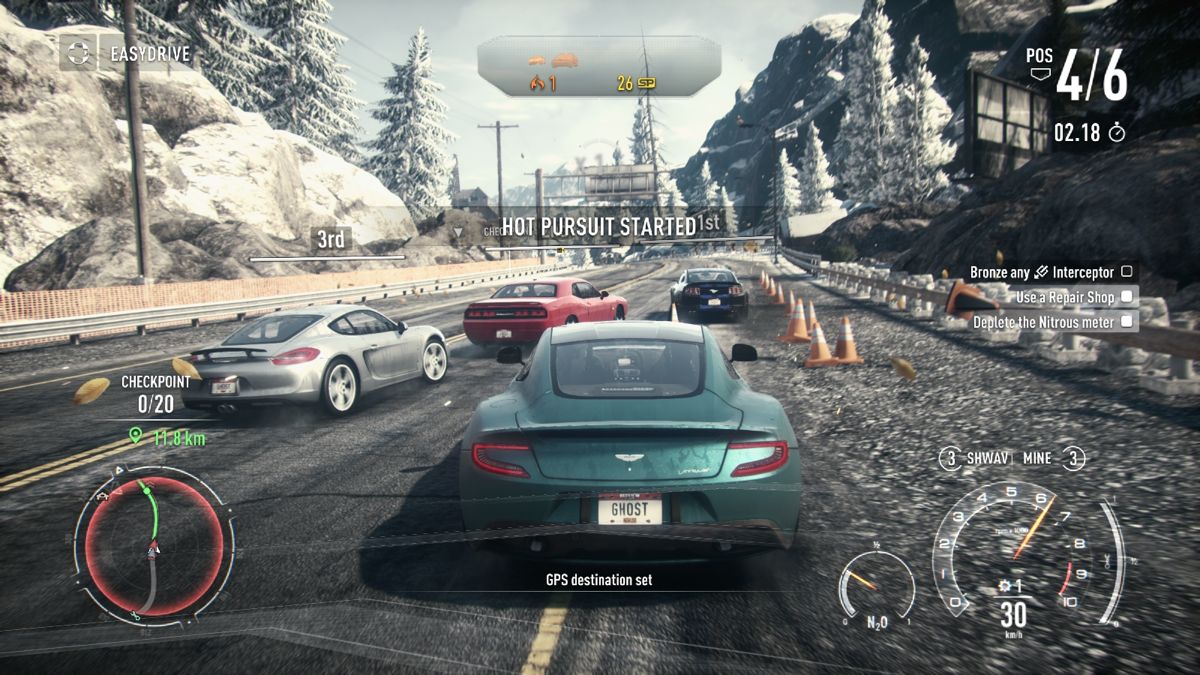 Need for Speed: Rivals (Windows) screenshot: Classic Hot Pursuit