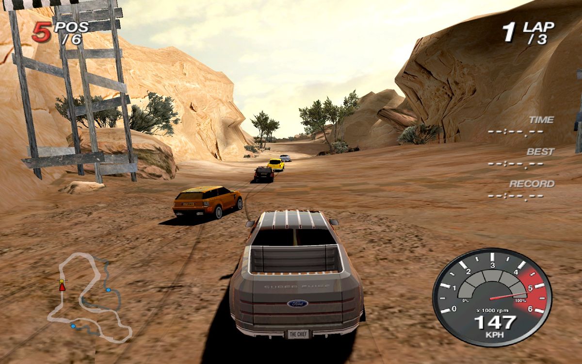 Screenshot of Ford Racing Off Road (Windows, 2008) - MobyGames