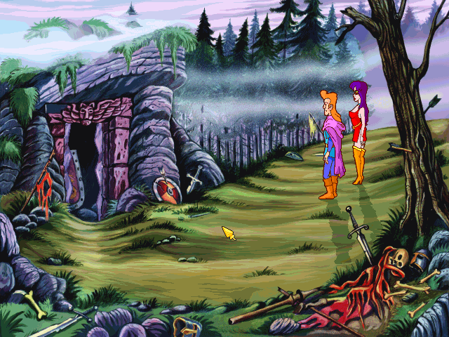 Galador: The Prince and the Coward (Windows) screenshot: Journey to the kurgan