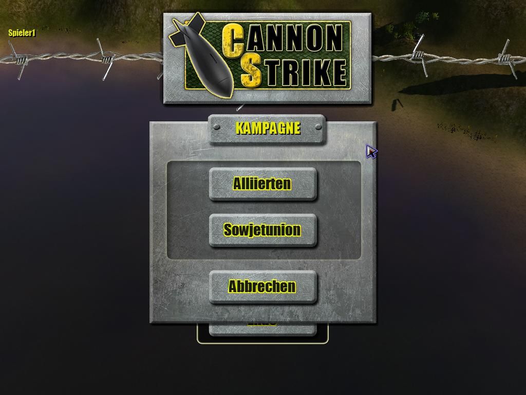 Cannon Strike (Windows) screenshot: choose campaign