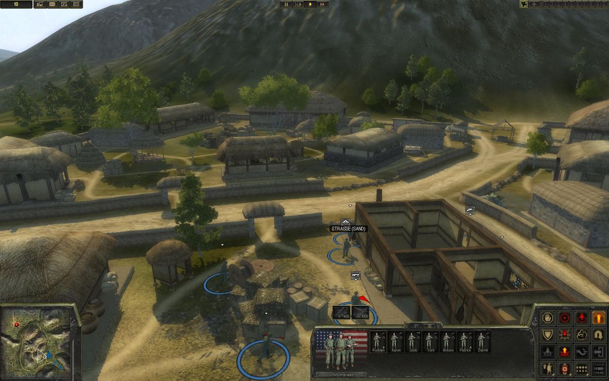 Theatre of War 3: Korea (Windows) screenshot: nobody is here