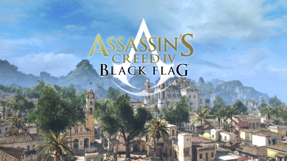 Assassin's Creed IV: Black Flag (PlayStation 4) screenshot: Main title in-game, welcome to Havana.