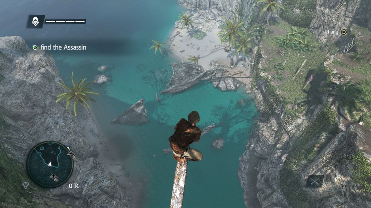 Assassin's Creed IV: Black Flag (PlayStation 4) screenshot: Care for a dip?