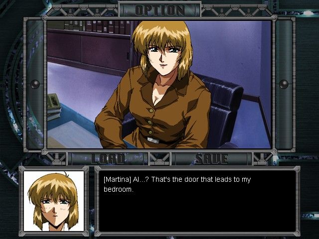Desire (Windows) screenshot: Talking to Martina.