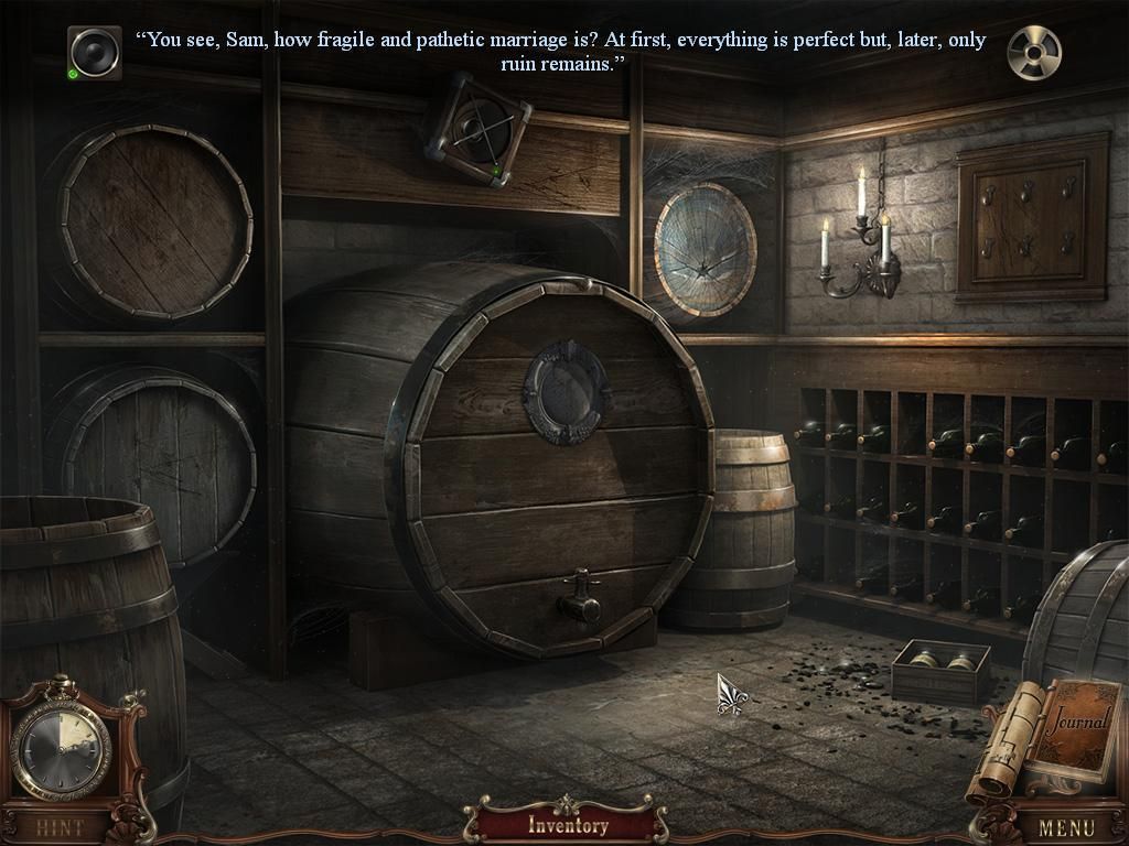 Brink of Consciousness: Dorian Gray Syndrome (Windows) screenshot: Wine cellar