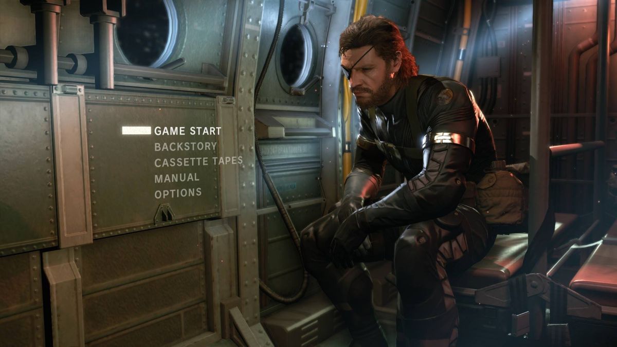 Metal Gear Solid V: Ground Zeroes (PlayStation 4) screenshot: Main menu