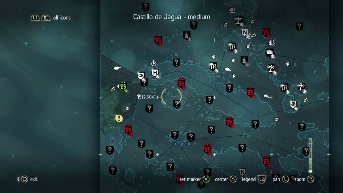 Assassin's Creed Black Flag Map