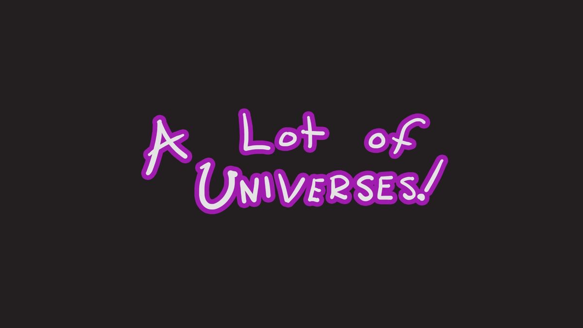 A Lot of Universes (Windows) screenshot: The title screen