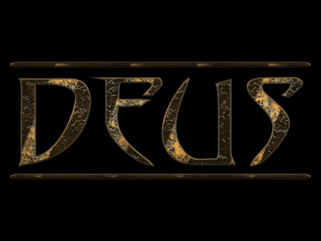 Deus (DOS) screenshot: Title animation