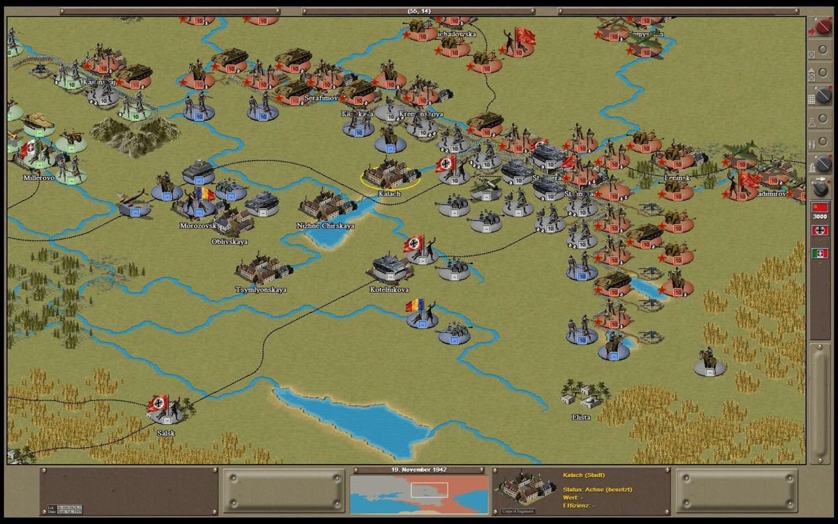 Strategic Command 2: Weapons and Warfare Expansion (Windows) screenshot: Operation Uranus