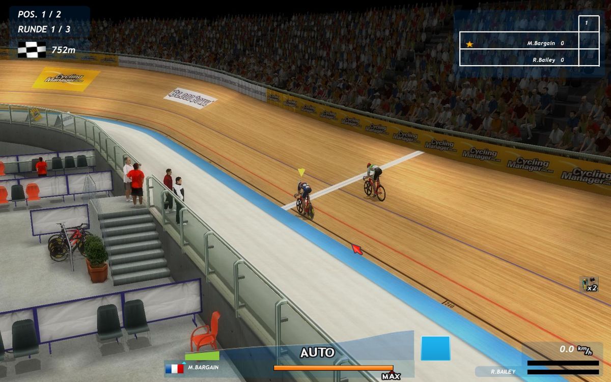 Pro Cycling Manager: Season 2010 (Windows) screenshot: 1000 meter Sprint