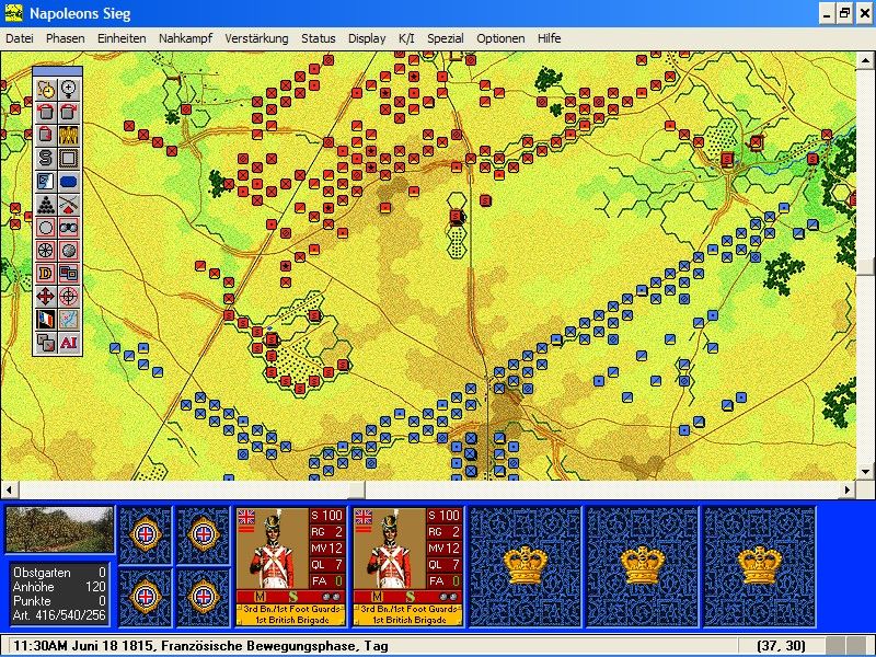 Battleground 3: Waterloo (Windows) screenshot: Napoleons Victory