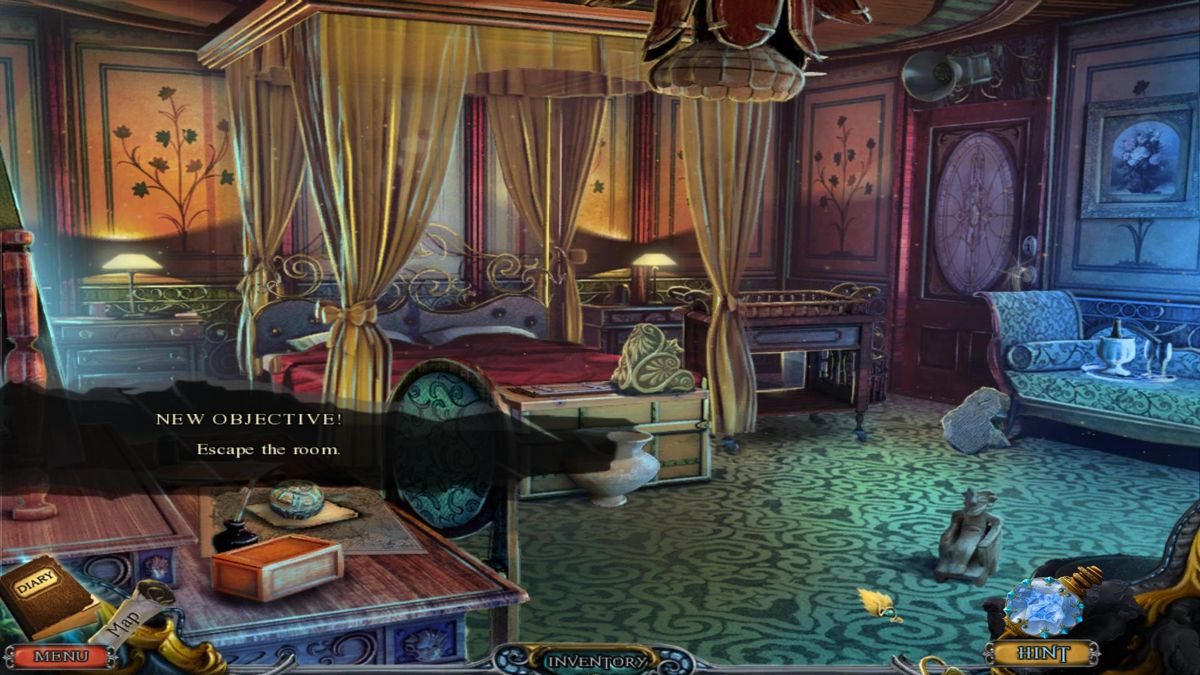 Amaranthine Voyage: The Tree of Life (Windows) screenshot: Game start - escape the room