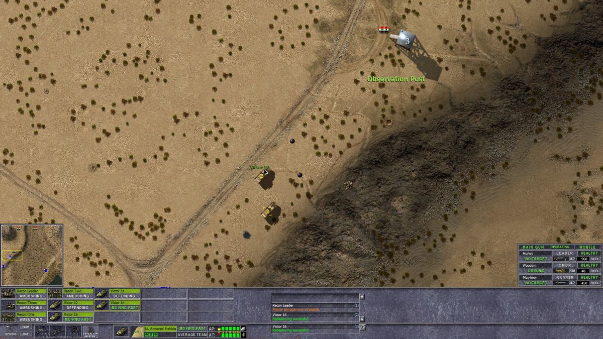 The Road to Baghdad (Windows) screenshot: Crossing the Border