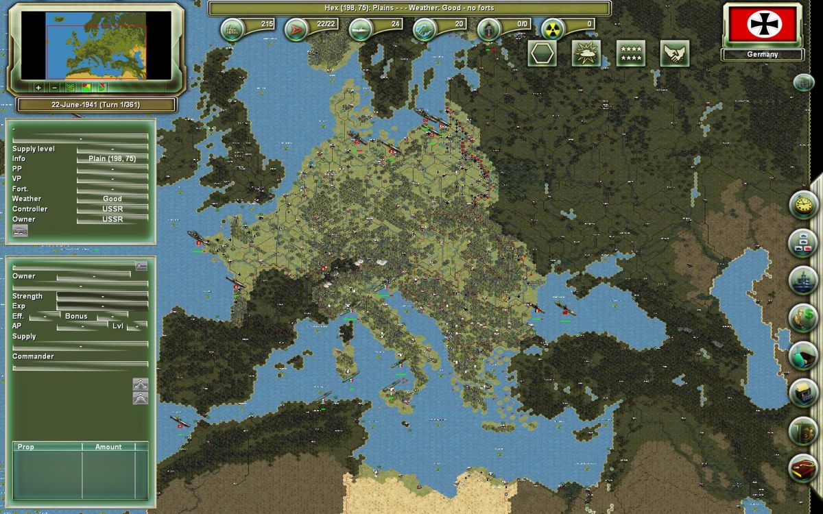 Time of Fury (Windows) screenshot: Europe 1941