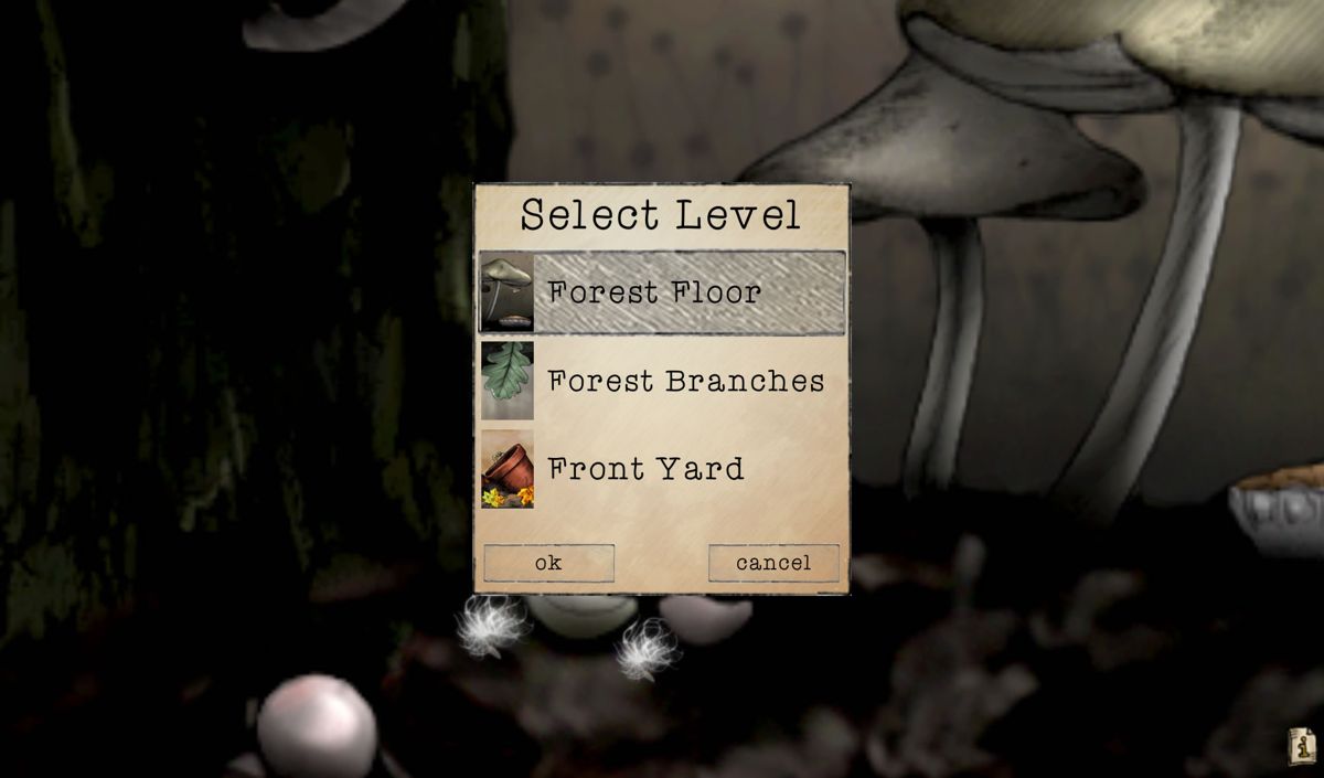 Spider: The Secret of Bryce Manor (Android) screenshot: Level selection screen