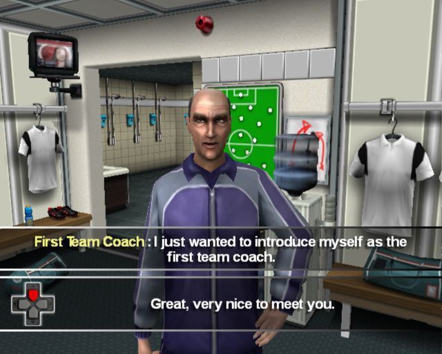 Premier Manager: 2002/2003 Season (PlayStation 2) screenshot: The Coach. He will set up a training process for the players which the manager can alter
