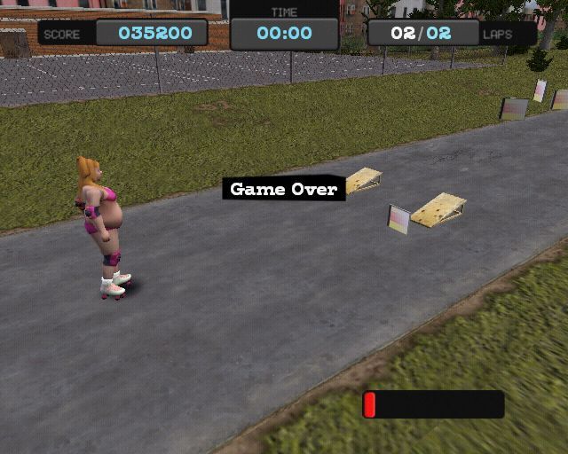 Little Britain: The Video Game (PlayStation 2) screenshot: This is a timed game so eventually it will come to an end