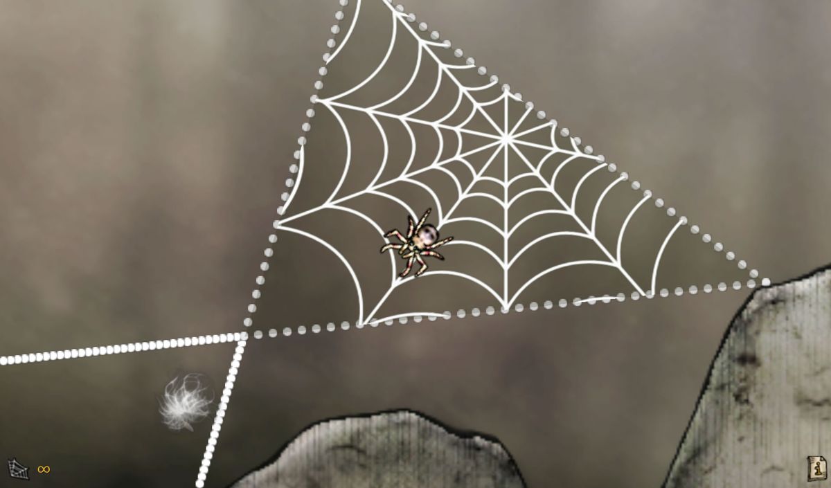 Spider: The Secret of Bryce Manor (Android) screenshot: The trap is set, now where are the insects?