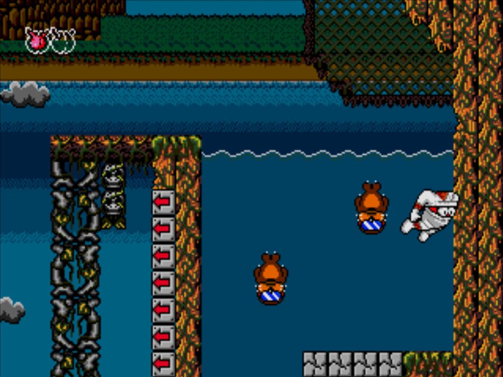 DEcapAttack (Windows) screenshot: Swimming mammals